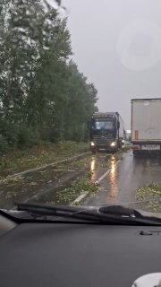 Ураган в Мухоршибирском районе повредил дороги и повалил деревья