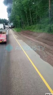 Пожар в Мухоршибирском районе: Фура угрожает лесу