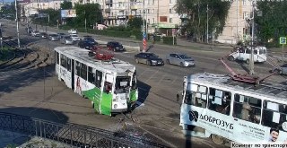 Столкновение трамваев на проспекте 50-летия Октября: подробности